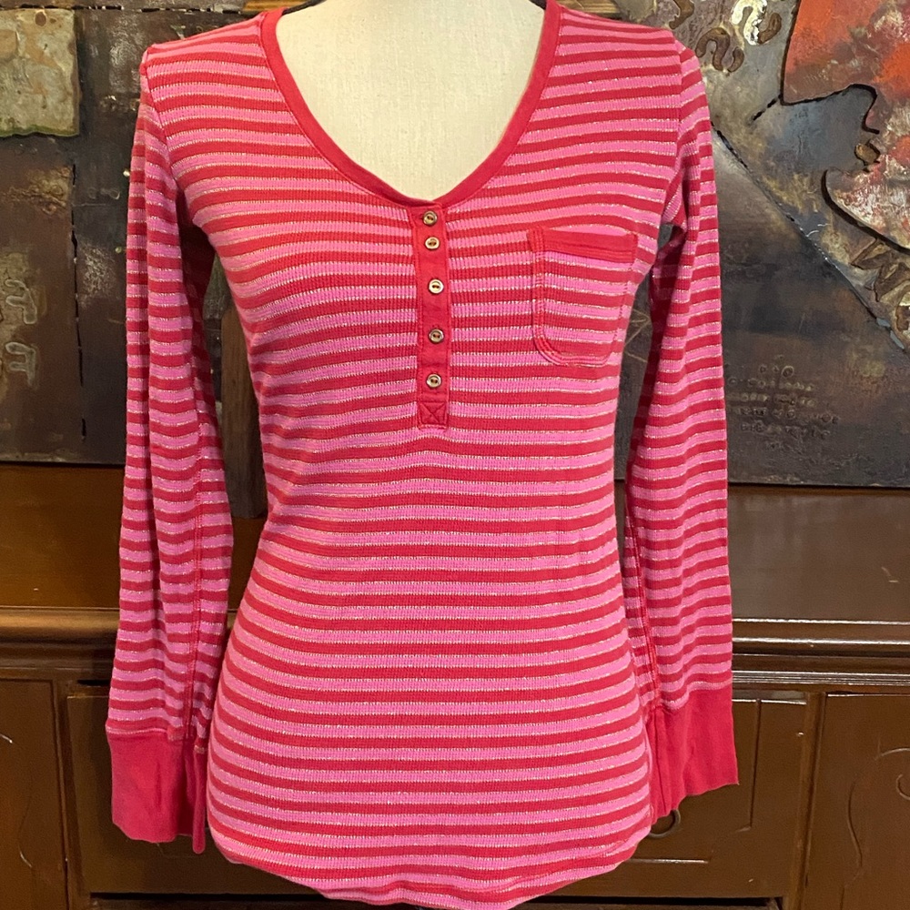 Victoria’s Secret white label thermal pajama top.  M